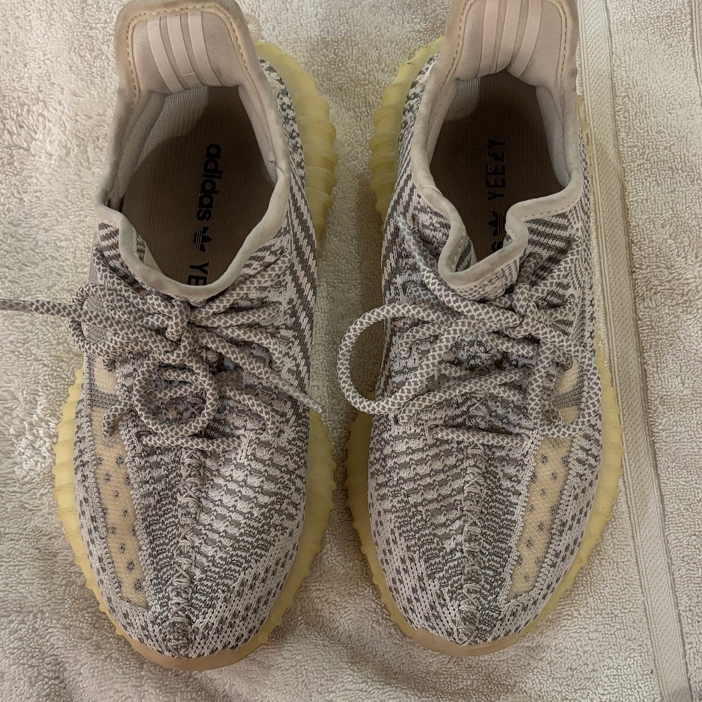 Adidas Yeezy Boost 350 V2 in Gray and Cream Tones